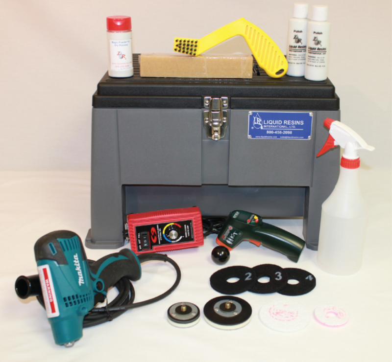 Glass Scratch Removal Kits Professional Equipment And Supplies Liquid Resins International 7442